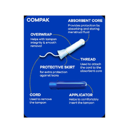 تامپون تامپکس مدل Super Plus بسته 18 عددی