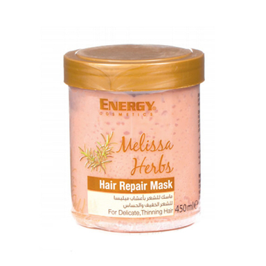 ماسک مو انرژی کازمتیکس (Energy Cosmetics) مدل 30 گیاه تیوپی ملیسا حجم 450 میلی لیتر