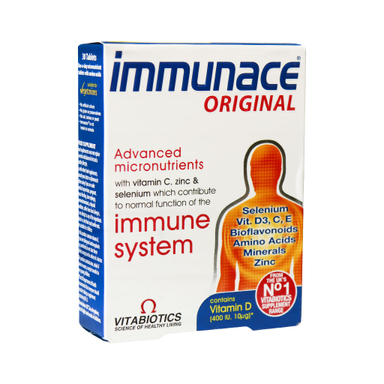 قرص مکمل سیستم ایمنی ایمیونس (Immunace) بسته 30 عددی