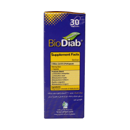کپسول پروبیوتیک بایو دایاب (Bio Diab) تک ژن فارما بسته 30 عددی