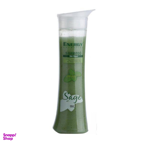 شامپو ترمیم کننده مو انرژی (Energy) حاوی عصاره ساج حجم 250 میلی لیتر