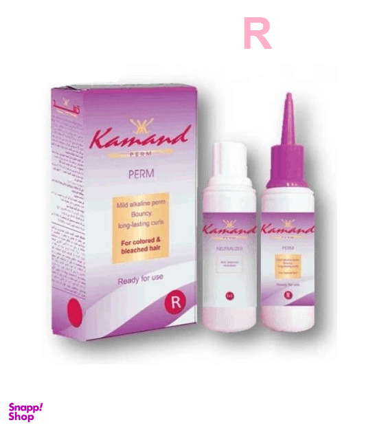 پک محلول فر کننده مو کمند (Kamand) مدل R حجم 140 میلی لیتر