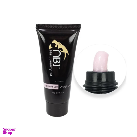 پلی ژل ناخن ان بی آی مدل Light Pink وزن 30 گرم
