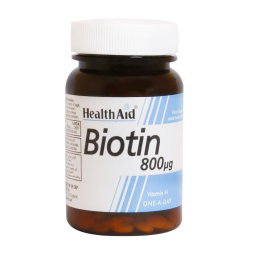 قرص بیوتین 800 میکروگرم هلث اید بسته 30 عددی