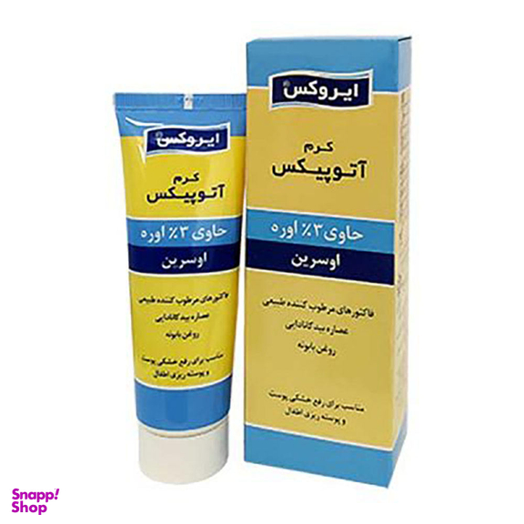 کرم مرطوب کننده ایروکس مدل Atopix حاوی 3% اوره حجم 75 میلی لیتر