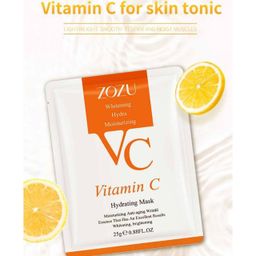 ماسک صورت نقابی زوزو (Zozu) مدل Vitamin C حجم 25 میلی لیتر