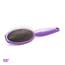 برس مو بیول (Biol) مدل فلزی سایز بزرگ رنگ بنفش