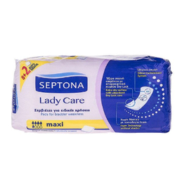 پد روزانه سپتونا (Septona) مدل Maxi Lady Care بسته 10 عددی
