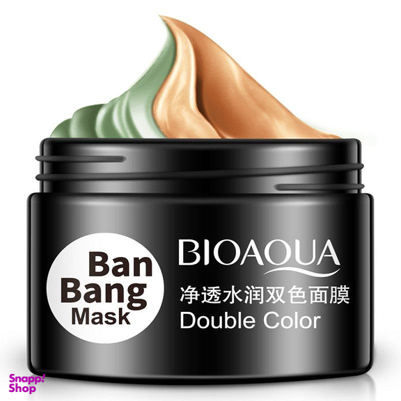 ماسک صورت بایوآکوا مدل Ban Bang Double Color حجم 100 میلی‌ لیتر