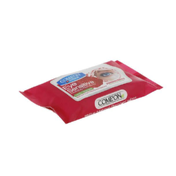 دستمال مرطوب پاک‌ کننده آرایش چشم کامان (Comeon) مدل Sensitive Eye بسته 10 عددی