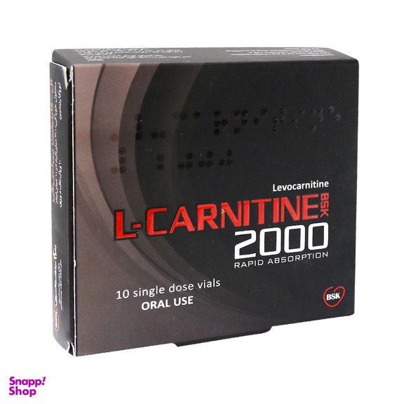 ال کارنیتین بی اس کی 2000 شرکت بنیان سلامت کسری بسته 10 عددی
