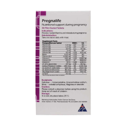 قرص مولتی ویتامین مینرال بارداری پرگنالایف (Pregnalife) گلدن لایف بسته 30 عددی