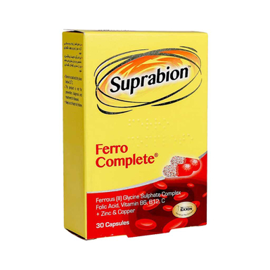 کپسول آهن فرو کامپلیت سوپرابیون بسته 30 عددی
