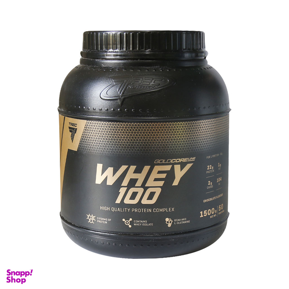 پودر پروتیین وی 100 گلد کر لاین (Protein Whey 100 Gold Core Line 1500 g) ترک نوتریشن طعم شکلاتی حجم 1500 گرم