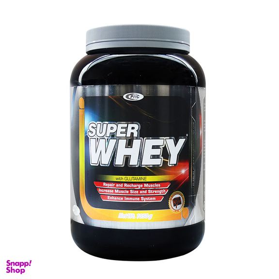 پودر افزایش حجم سوپر وی (Super Whey Powder) پی ان سی طعم شکلاتی 1050 گرم
