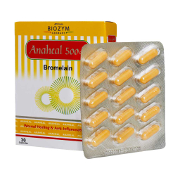 کپسول ترمیم زخم آناهیل 500 میلی گرم سلامت پرمون امین بسته 30 عددی