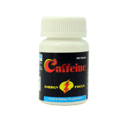 قرص کافیین 100 میلی گرم انرژی فوکس (Energy Focus Caffeine 100 mg) داروپخش بسته 100 عددی