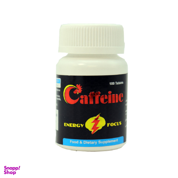 قرص کافیین 100 میلی گرم انرژی فوکس (Energy Focus Caffeine 100 mg) داروپخش بسته 100 عددی
