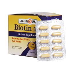 کپسول بیوتین 300 میکروگرم جالینوس (Jalinous) بسته 100 عددی