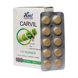 قرص چربی سوز کارویل (Carvil) شرکت حکیم مومن تبریزی بسته 100 عددی