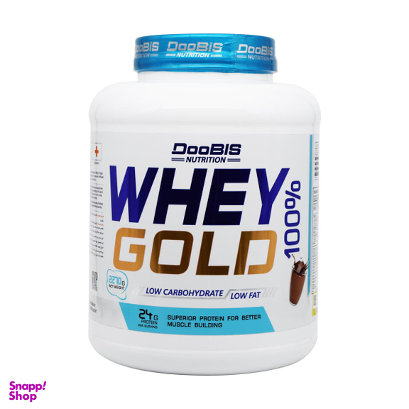 پودر وی پروتیین گلد 100 درصد (Whey Gold Protein 100%) دوبیس حجم 2270 گرم