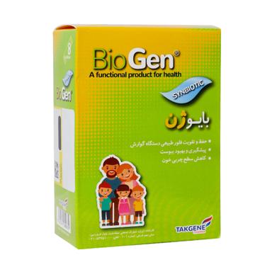 ساشه پروبیوتیک بایوژن (Bio Gen) تک ژن فارما بسته 8 عددی