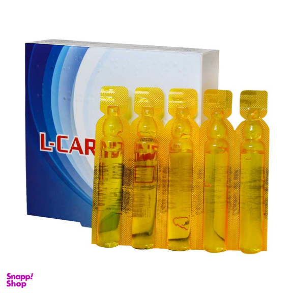 ویال خوراکی مایع ال کارنیتین بی اس کی 1000 بنیان سلامت کسری بسته 10 عددی