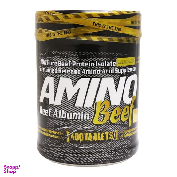 قرص آمینو بیف (Amino Beef) ژن استار بسته 400 عدد