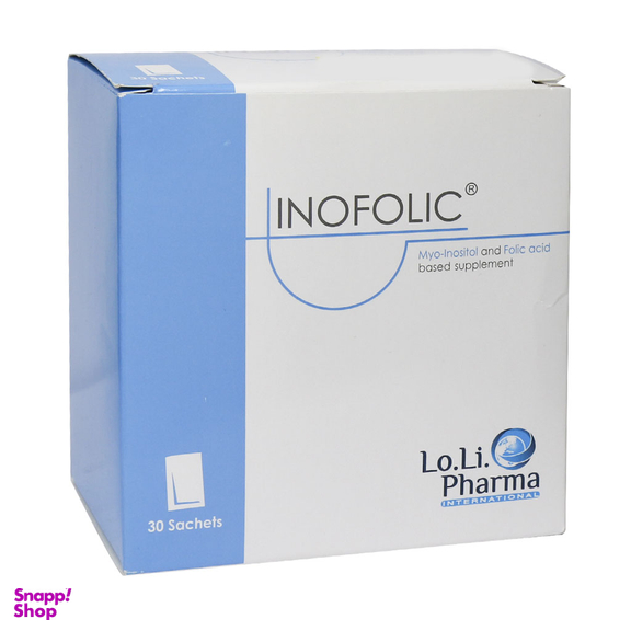 ساشه خوراکی تقویت تخمدان اینوفولیک لو لی فارما بسته 30 عددی