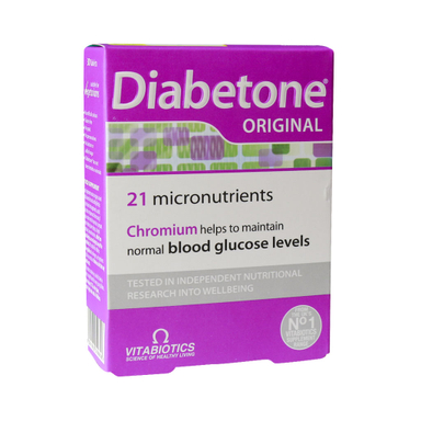 قرص مولتی ویتامین-مینرال دیابتون (Diabetone) ویتابیوتیکس بسته 30 عددی