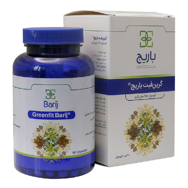 کپسول چربی سوز گرین فیت باریج (Greenfit Barij) بسته 90 عددی