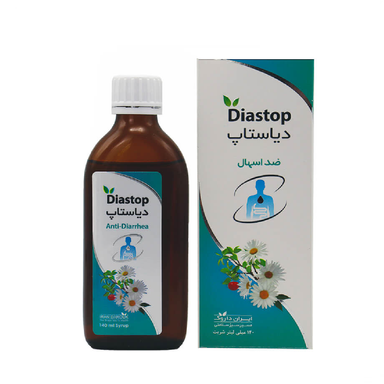 شربت دیاستاپ (Diastop) ایران داروک حجم 140 میلی لیتر