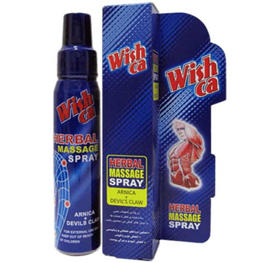 محلول ماساژ بدن حاوی عصاره های گیاهی ویشکا (Wishca) حجم 80 میلی لیتری
