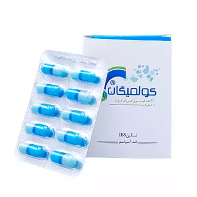 کپسول کولمیگان (Colmigan) گیاه اسانس بسته 20 عددی