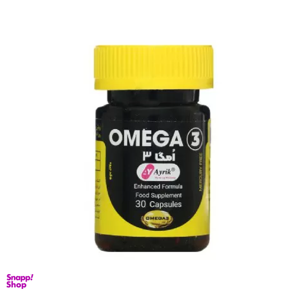 قرص امگا 3 (Omega 3) آیریک بسته 30 عددی