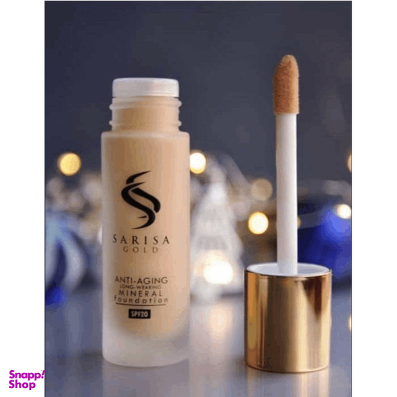 کرم پودر ساریسا گلد (Sarisa Gold) مدل آرگان شماره 44 حجم 35 میلی لیتر