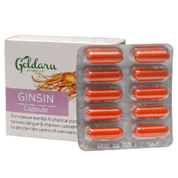 کپسول جین سین (Ginsin) شرکت گل دارو بسته 30 عددی