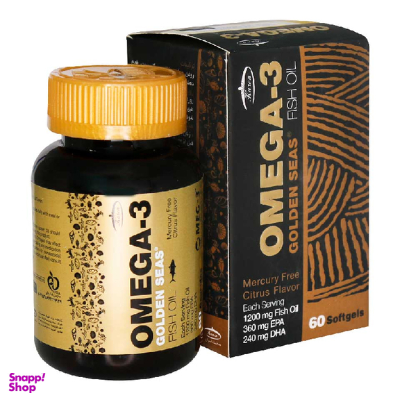 کپسول امگا 3 روغن ماهی گلدن سیز (Omega 3 Golden Seas) شرکت دارویی کارن
