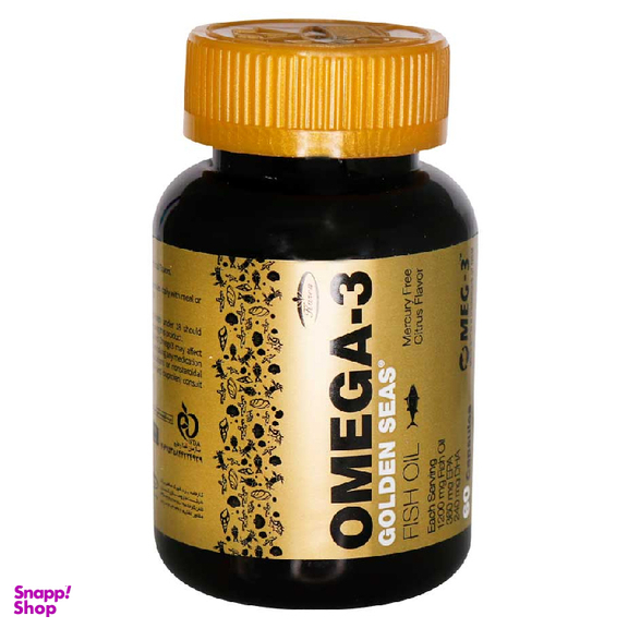 کپسول امگا 3 روغن ماهی گلدن سیز (Omega 3 Golden Seas) شرکت دارویی کارن