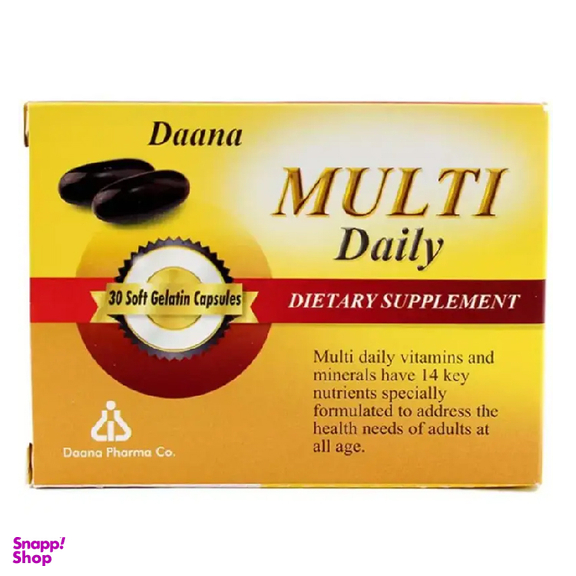 سافت ژل دانا مولتی دیلی (Daana Multi Daily) بسته 30 عددی