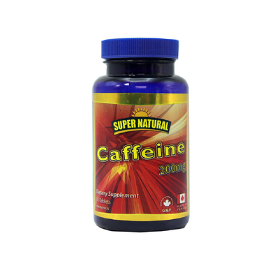 قرص کافیین (Caffeine) سوپر نچرال بسته 50 عدد