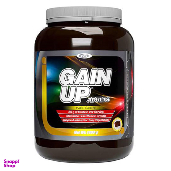 پودر گین آپ بزرگسالان (Gain UP Hard Gainer) پی ان سی طعم شکلاتی وزن 1800 گرم