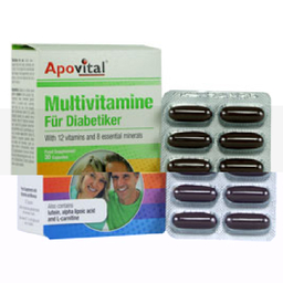 سافت ژل مولتی ویتامین افراد دیابتی (Multivitaamine For Diabetics) آپوویتال بسته 30 عددی