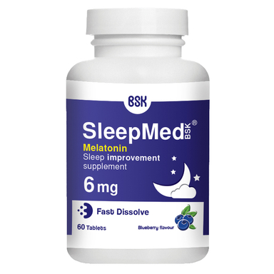 قرص اسلیپمد بی اس کی 6 میلی گرم (SleepMed BSK 6 mg) بنیان سلامت کسری بسته 60 عددی