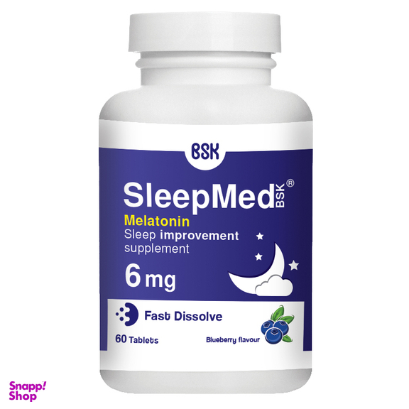 قرص اسلیپمد بی اس کی 6 میلی گرم (SleepMed BSK 6 mg) بنیان سلامت کسری بسته 60 عددی