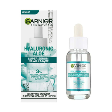 سرم پوست صورت گارنیه (Garnier) مدل Hyaluronic Aloe حجم 30 میلی لیتر