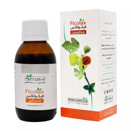 شربت فیکولاکس (Ficolax) ایران داروک حجم 120 میلی لیتر
