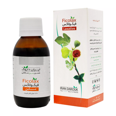 شربت فیکولاکس (Ficolax) ایران داروک حجم 120 میلی لیتر