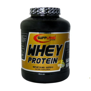 پودر وی پروتیین ساپلند (Suppland Whey Protein) طعم شکلاتی وزن 2270 گرم