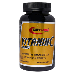 قرص جویدنی ویتامین سی (Vitamin C) ساپلند نوتریشن بسته 60 عددی